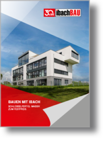 Titelseite der Imagebroschüre von Ibach Bau